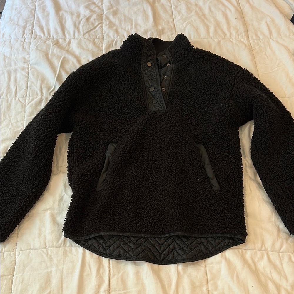 Athleta Black Fleece Pullover women’s XS - never worn